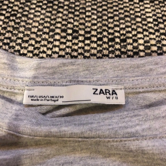 Zara fur and pearl pocket tee🌔 - Picture 3 of 3